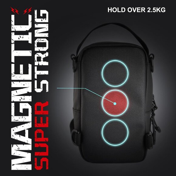 Compact Magnetic Gym Bag with Strong Magnets & Versatile Carrying Options - Picture 8 of 8